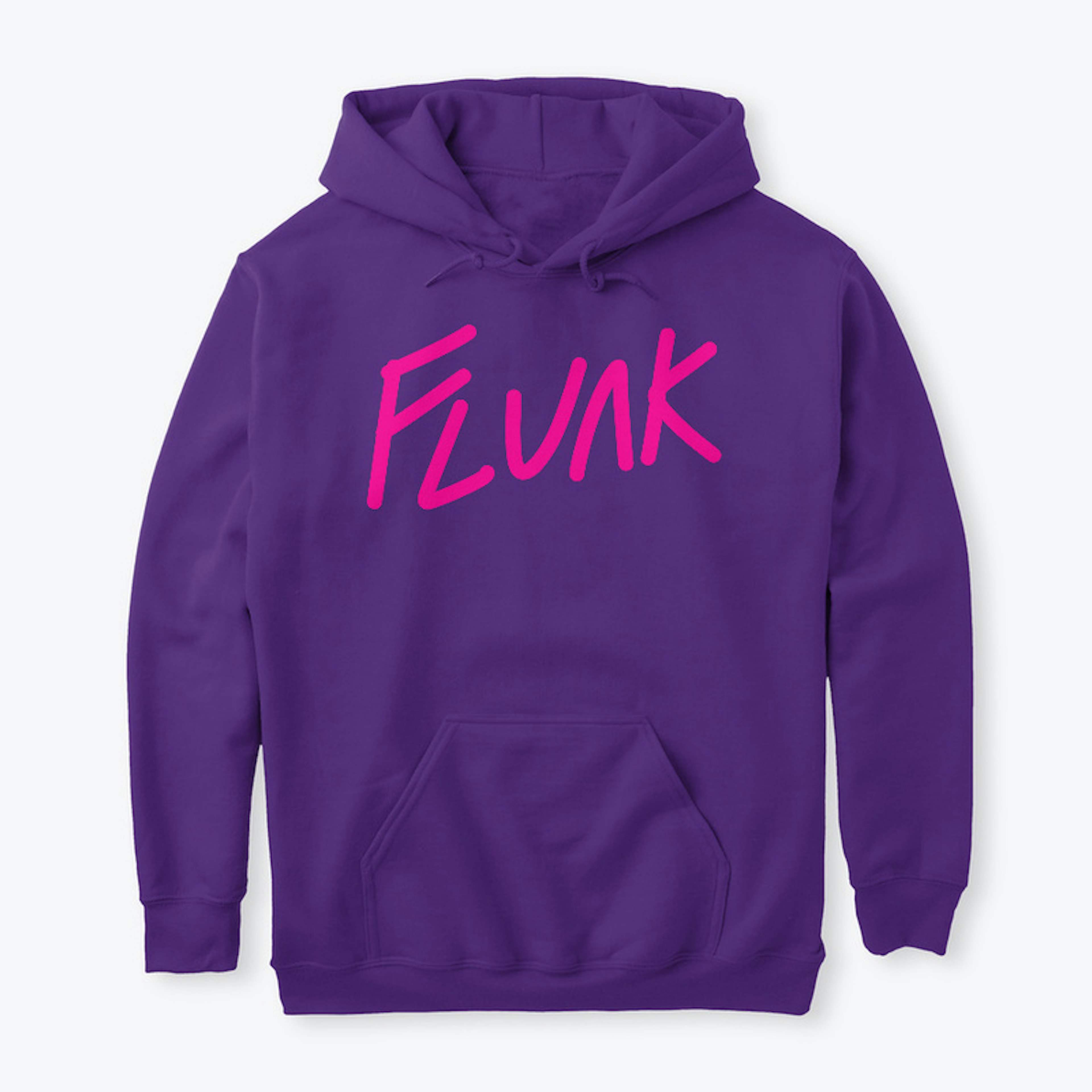 Flunk Hoodie (pink logo)