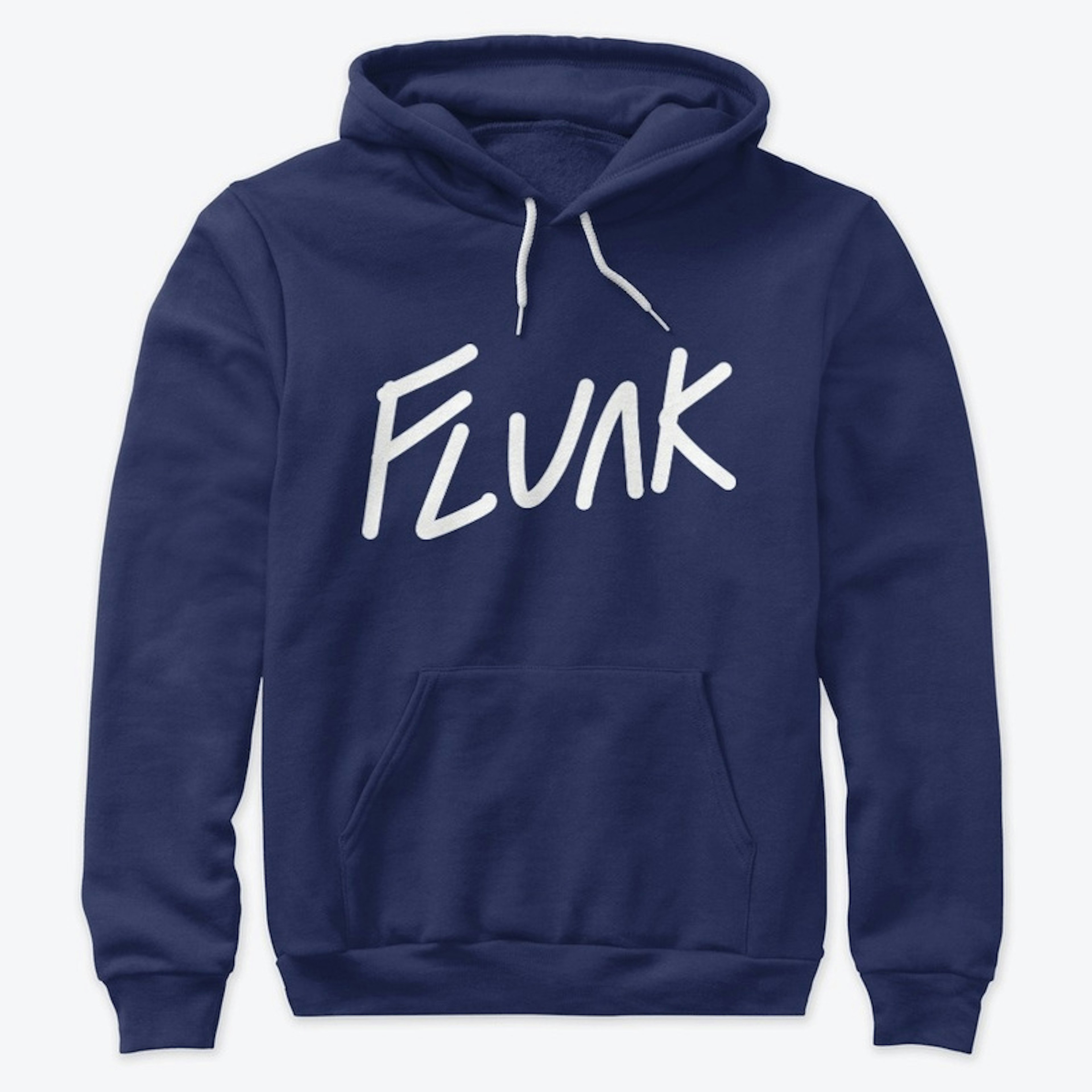 Flunk hoodie (white logo)